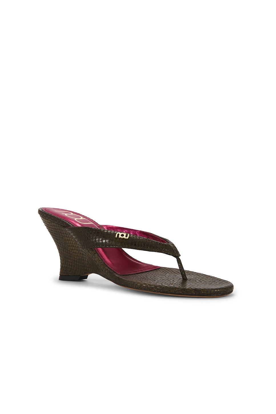 NOU for FWRD For Fwrd Puff Wedge Sandal | Thumbnail 2