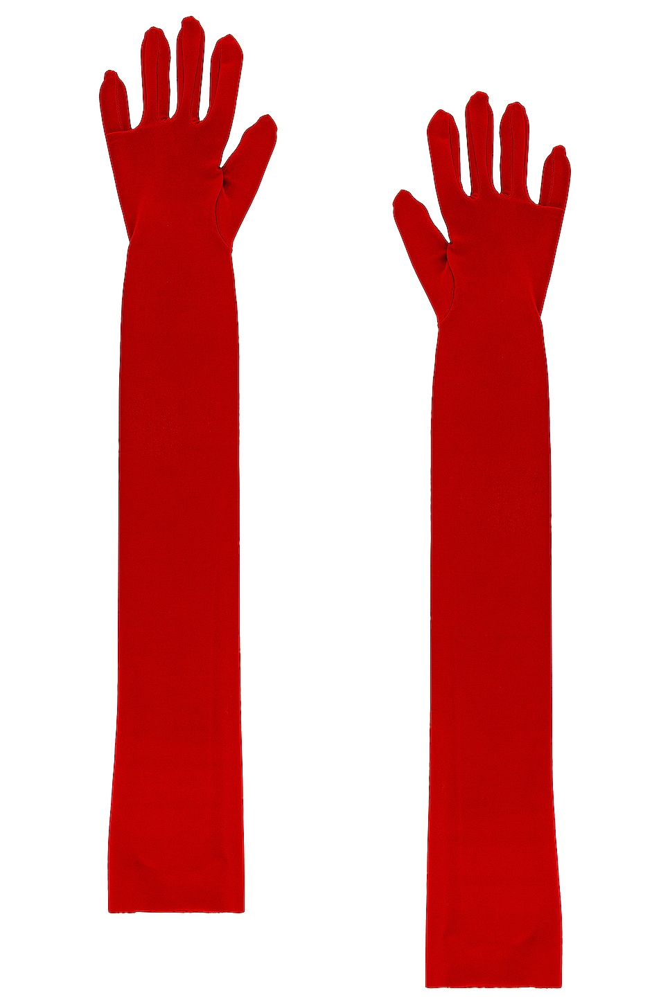 Long Gloves in Red