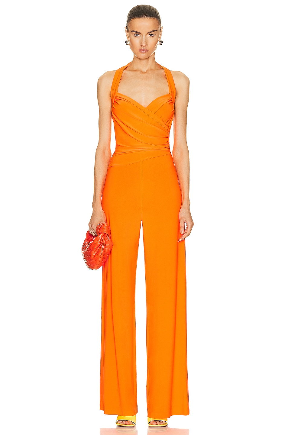 Image 1 of Norma Kamali Cayla Straight Leg Jumpsuit in SOS