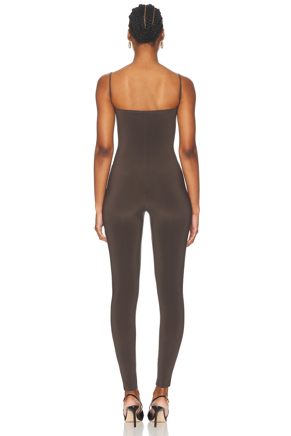 Strapless Shirred Front Catsuit - Thumbnail 3