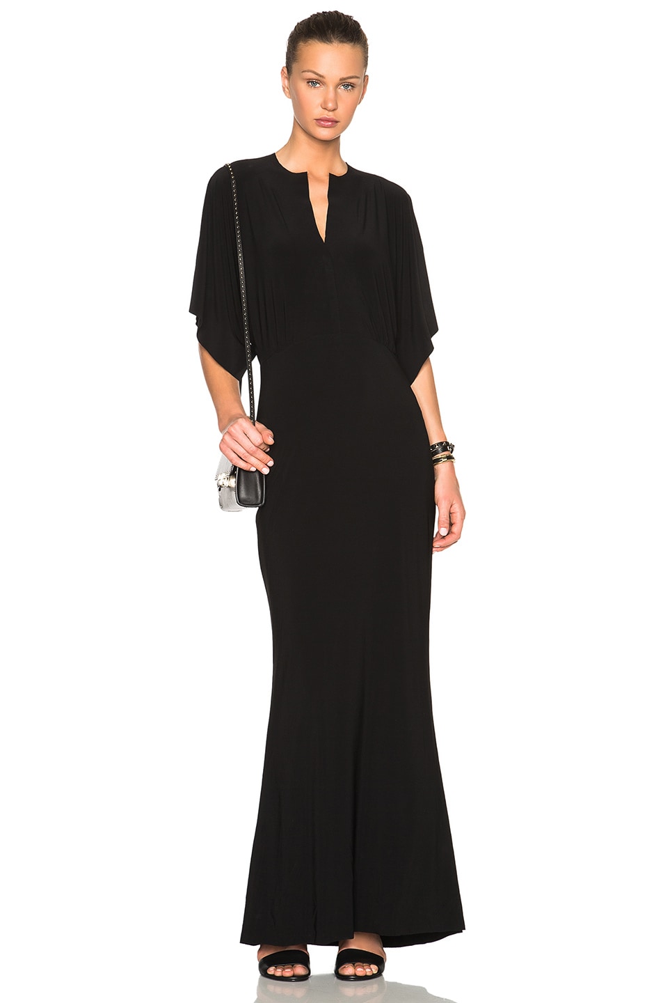 Image 1 of Norma Kamali Obie Dress in Black