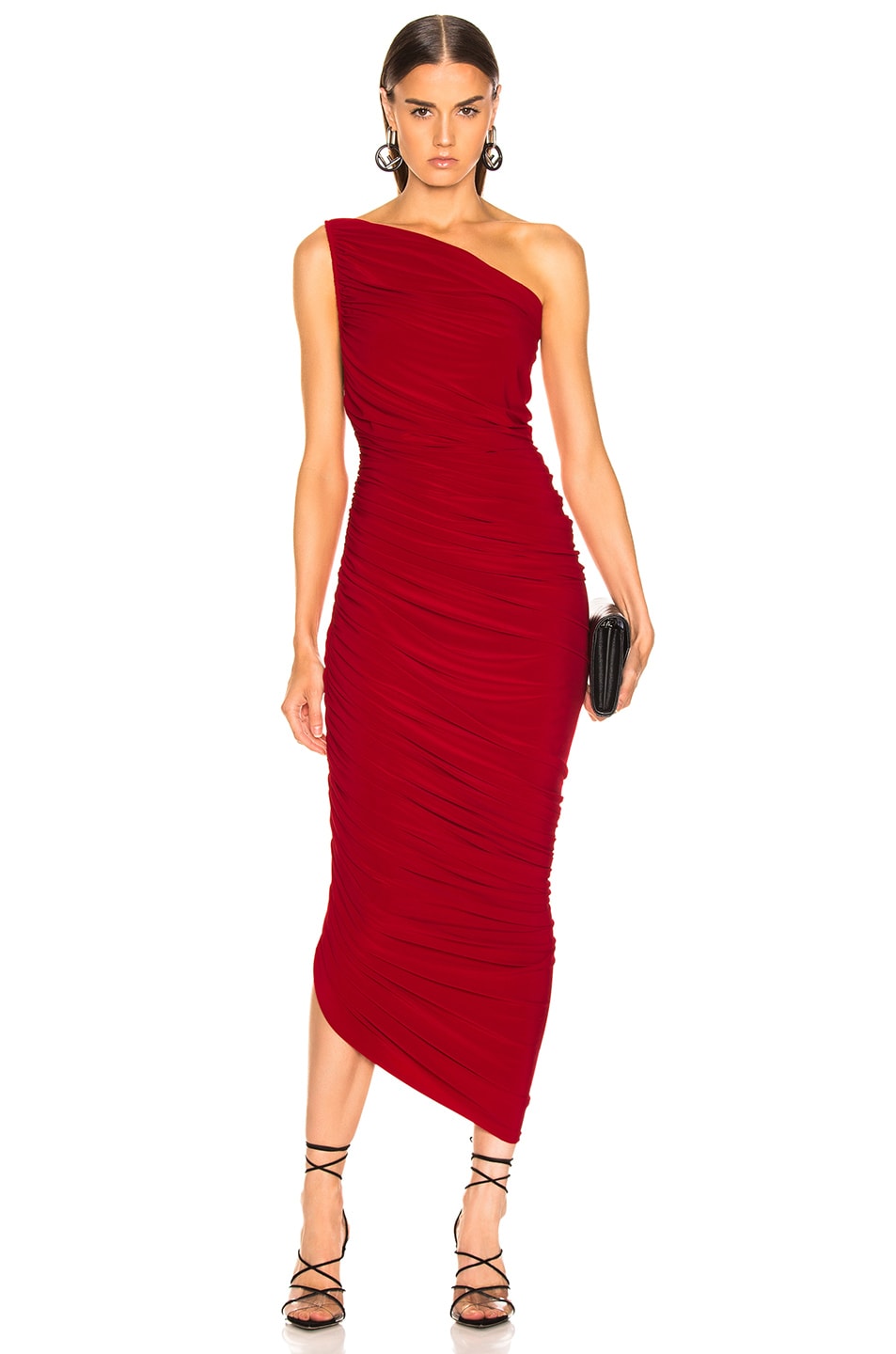 Norma Kamali Diana Gown in Red | FWRD