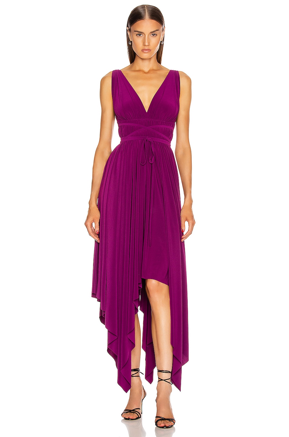 Image 1 of Norma Kamali Goddess Gown in Raspberry
