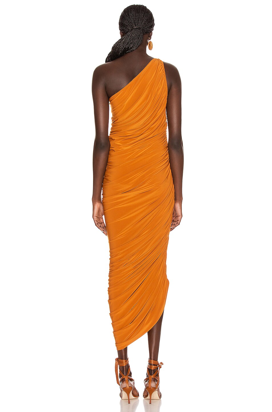 Norma Kamali Diana Gown in Bronze | FWRD