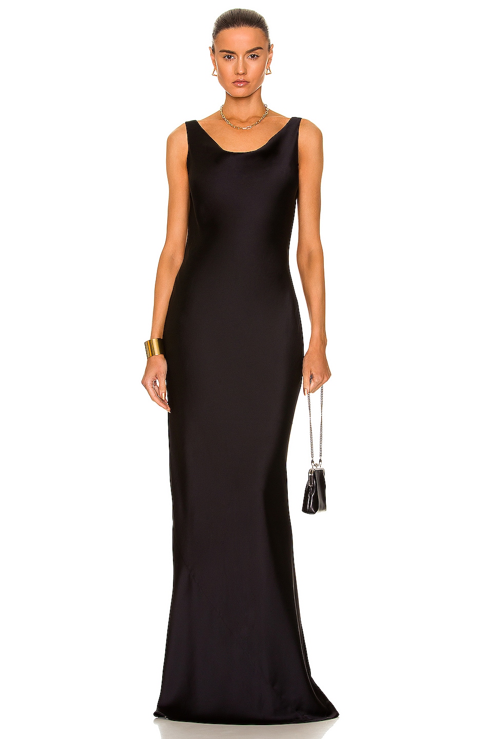 Image 1 of Norma Kamali Maria Gown in Black