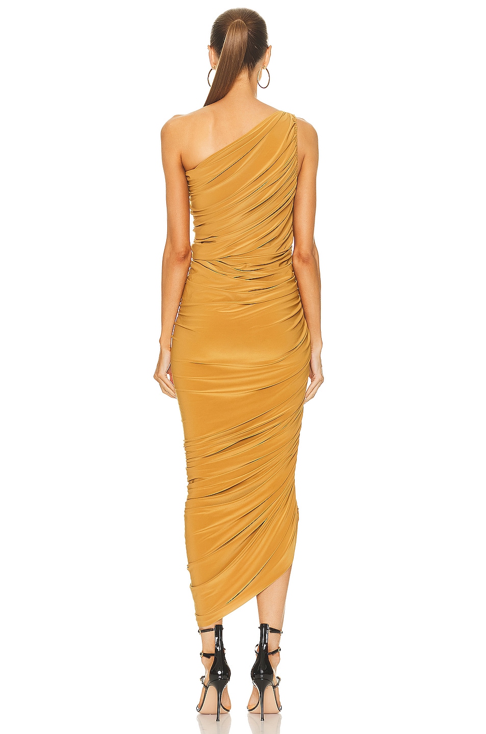 Norma Kamali Diana Gown in Mocha | FWRD