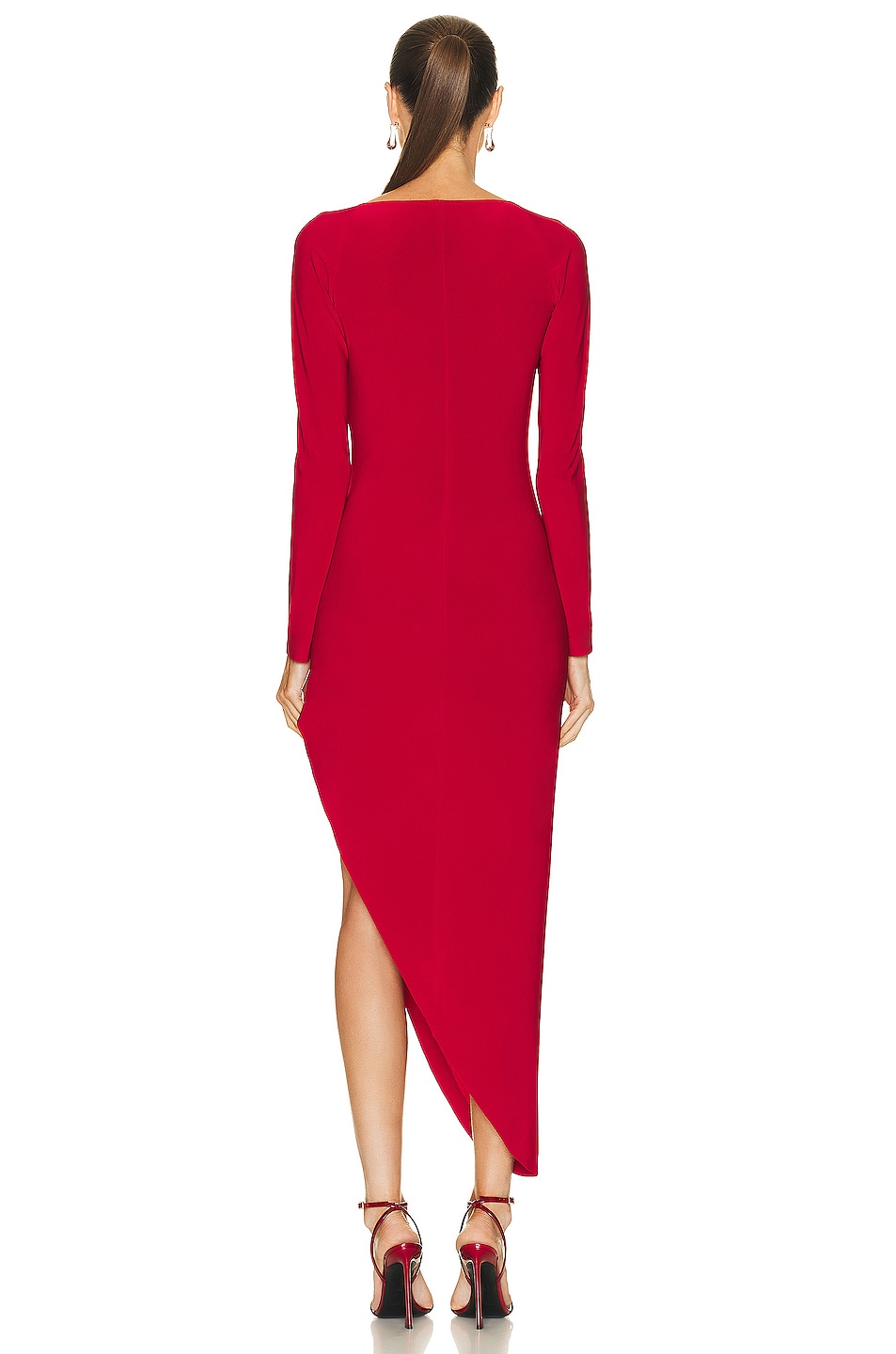 Sweetheart Side Drape Dress
