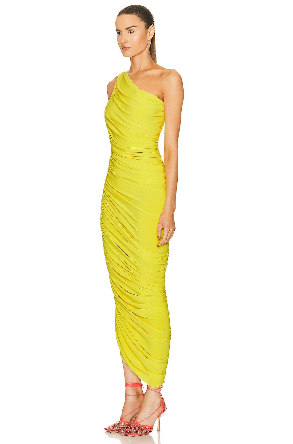 Norma Kamali Diana Gown in Buttermilk | FWRD