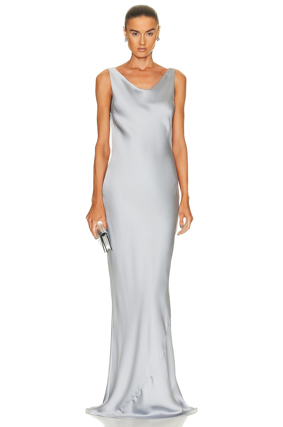 Image 1 of Norma Kamali Maria Gown in Silver