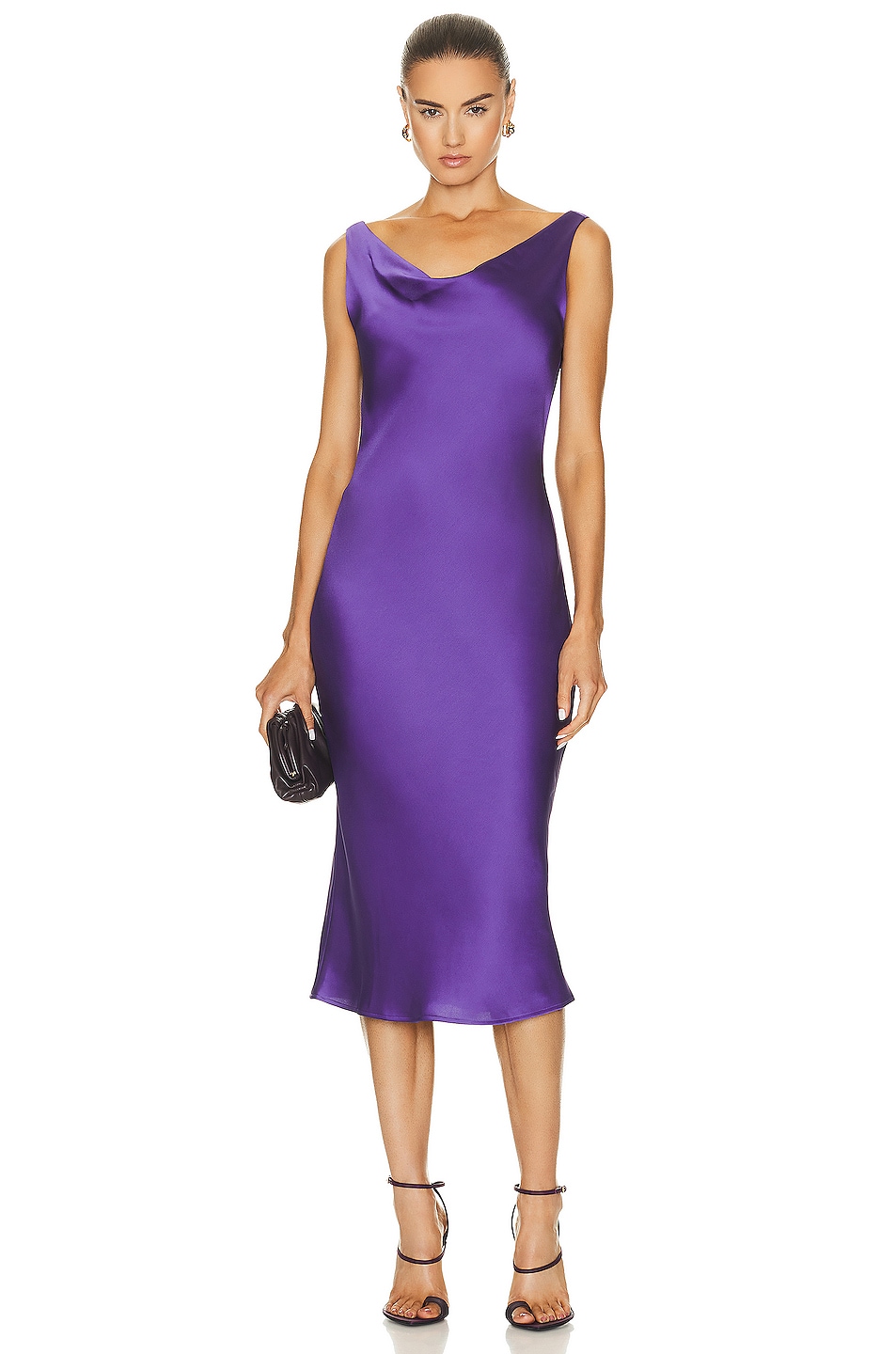 Image 1 of Norma Kamali Maria Dress in Purple