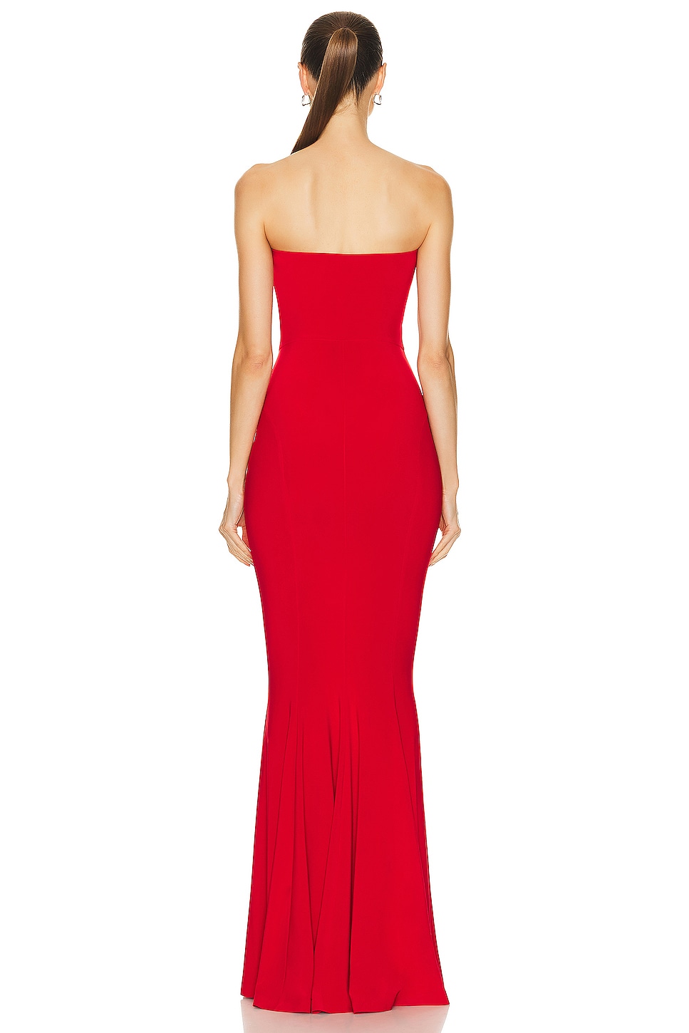 Norma Kamali Strapless Fishtail Gown thumbnail