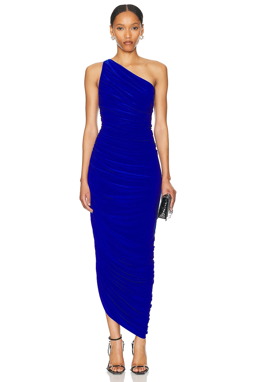Image 1 of Norma Kamali Diana Gown in Electric Blue