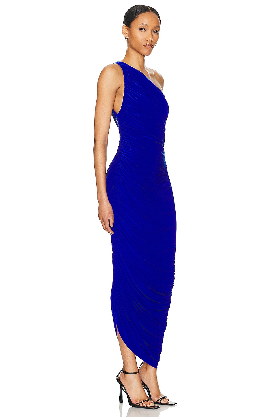 Norma Kamali Diana Gown in Electric Blue | FWRD
