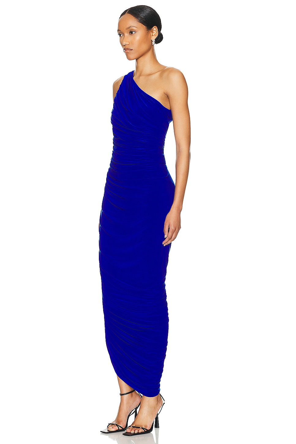Norma Kamali Diana Gown in Electric Blue | FWRD