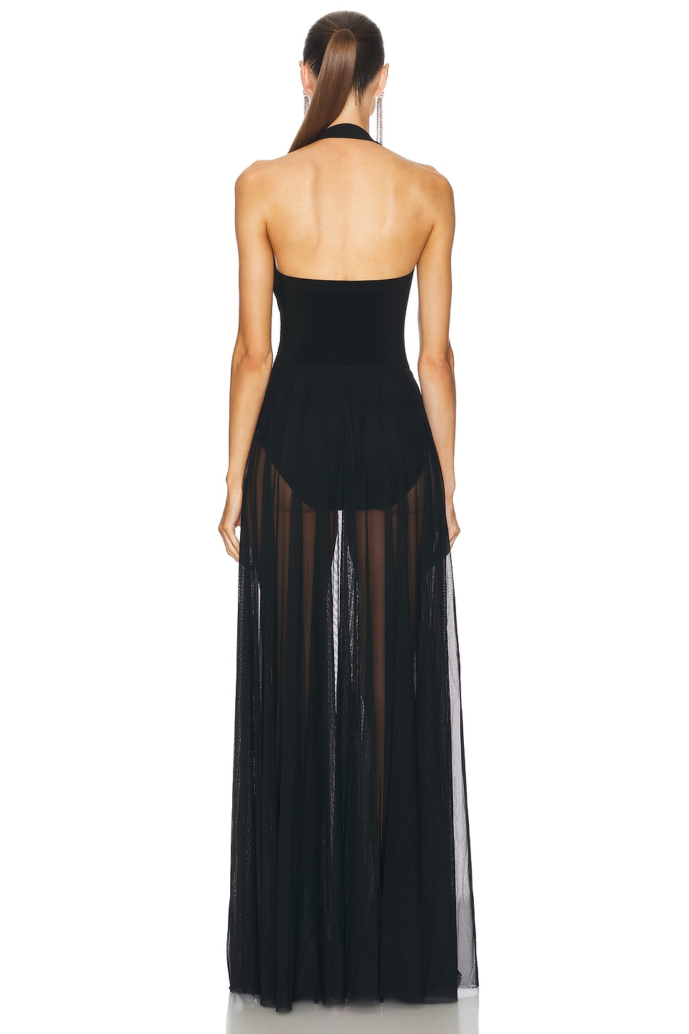 Norma Kamali Cayla Flared Gown