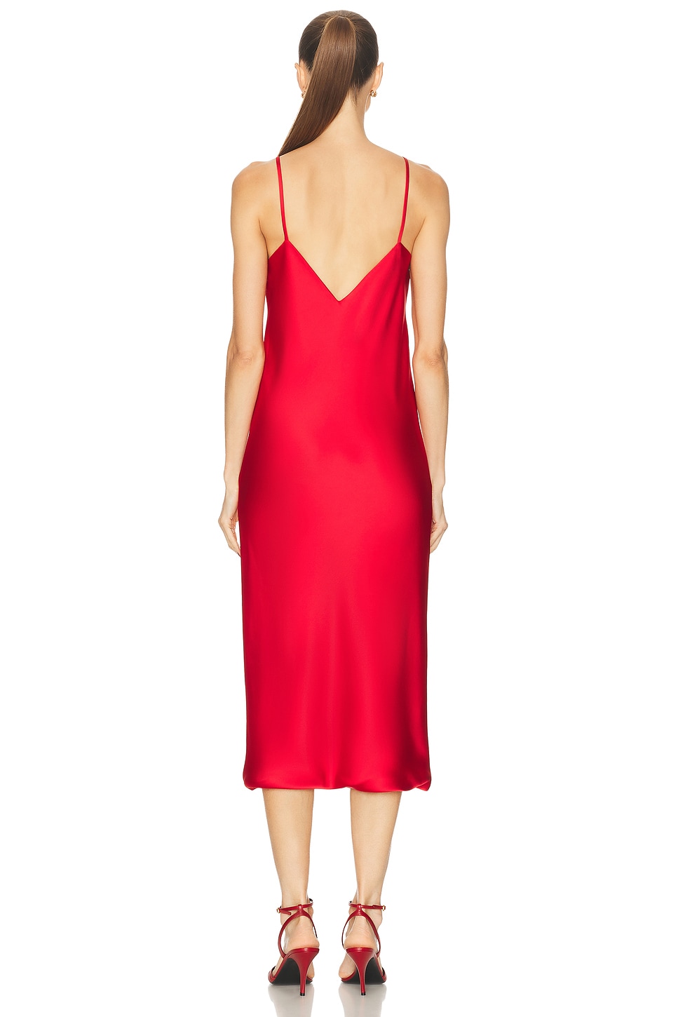 Norma Kamali Bias Slip Midcalf Dress