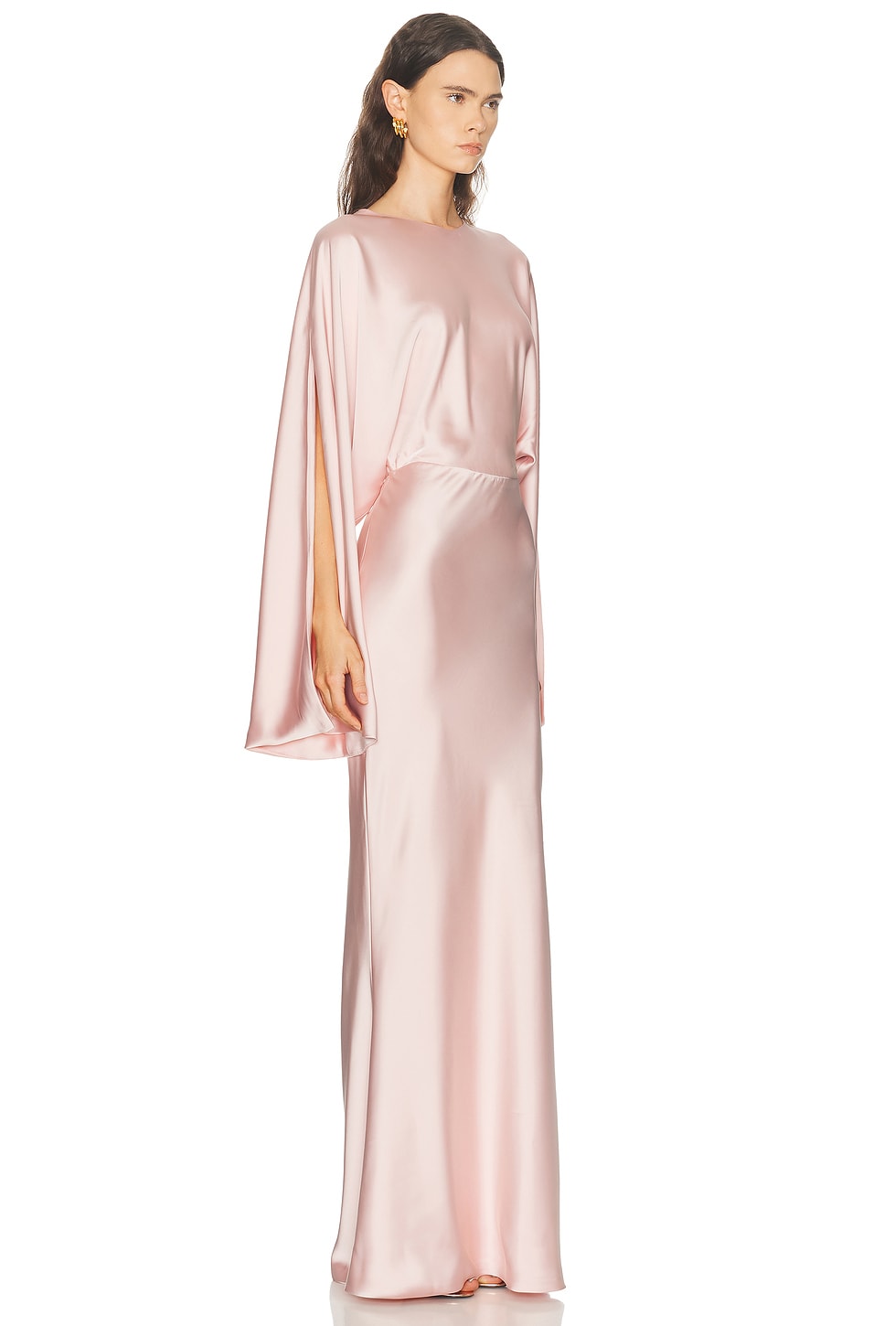 Norma Kamali Reverse Long Sleeve Obie Gown | Thumbnail 2