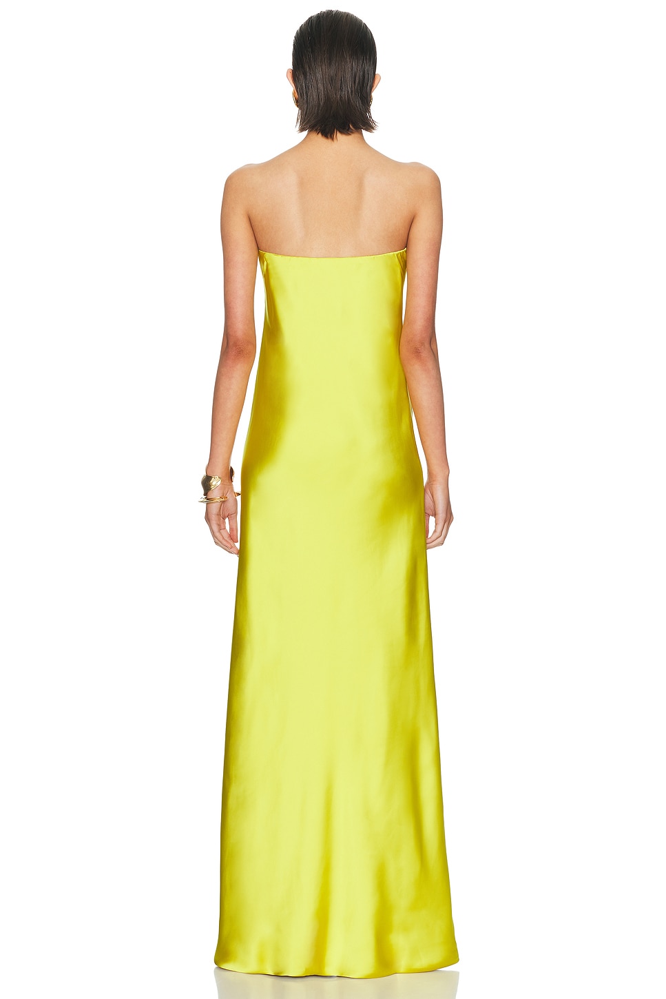 Norma Kamali Bias Strapless Gown | Thumbnail 3 Norma Kamali Bias Strapless Gown | Thumbnail 3
