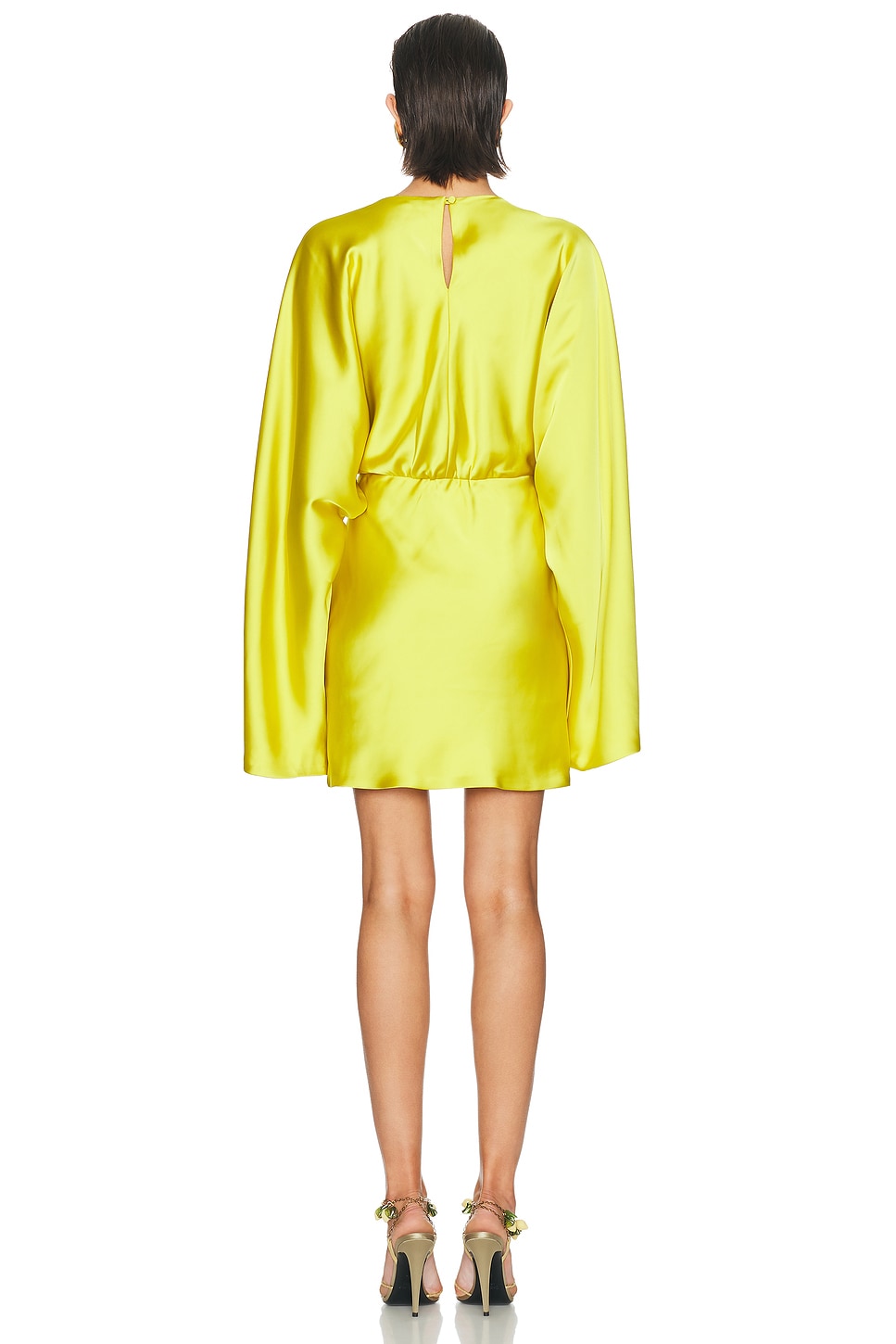 Norma Kamali Reverse Obie Long Sleeve Mini Dress | Thumbnail 3 Norma Kamali Reverse Obie Long Sleeve Mini Dress | Thumbnail 3