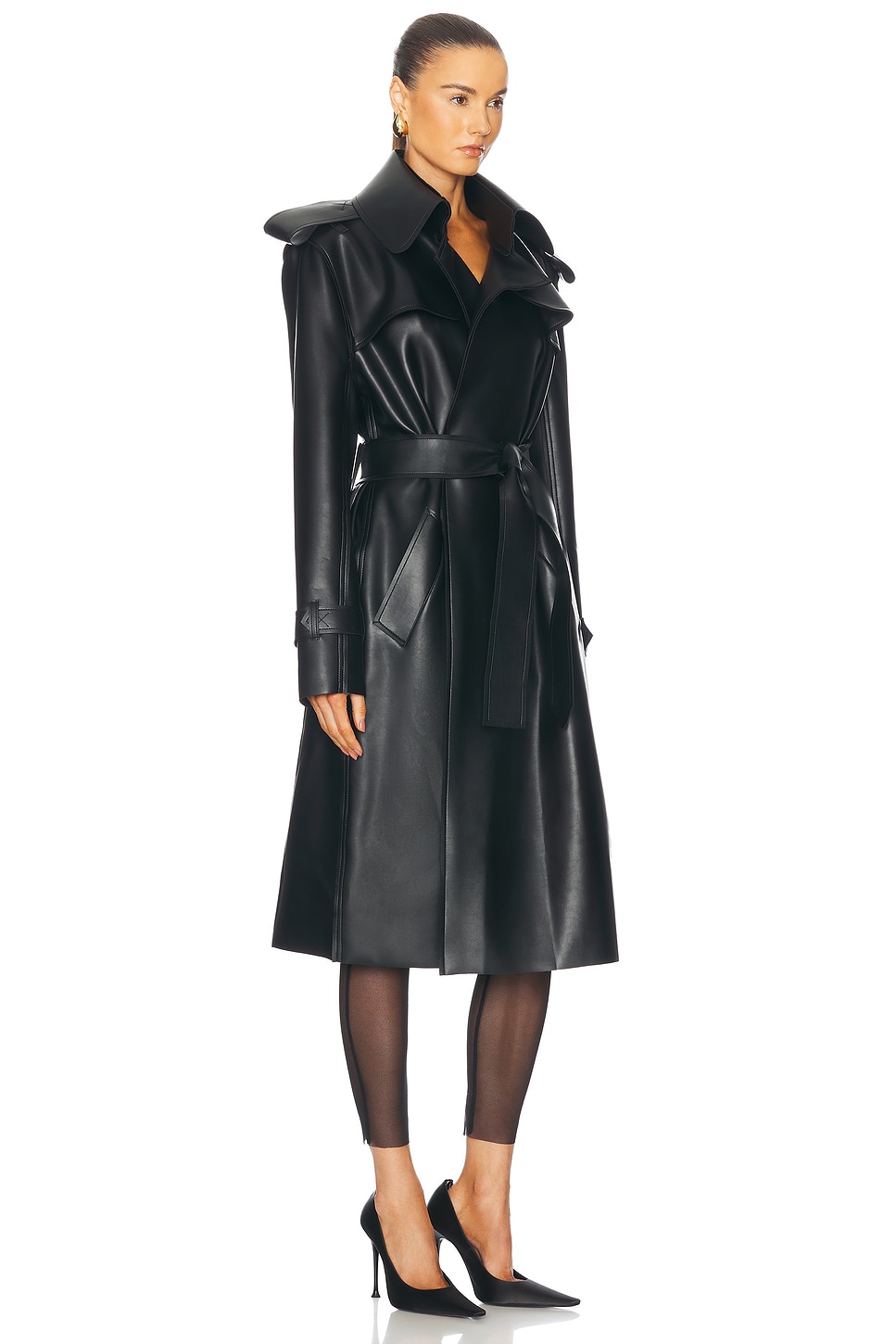 Norma Kamali - Double Breasted Trench Coat | Plush