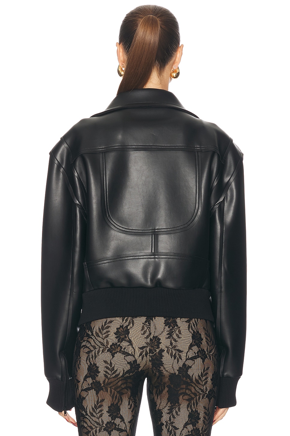 Norma Kamali Mini Moto Jacket