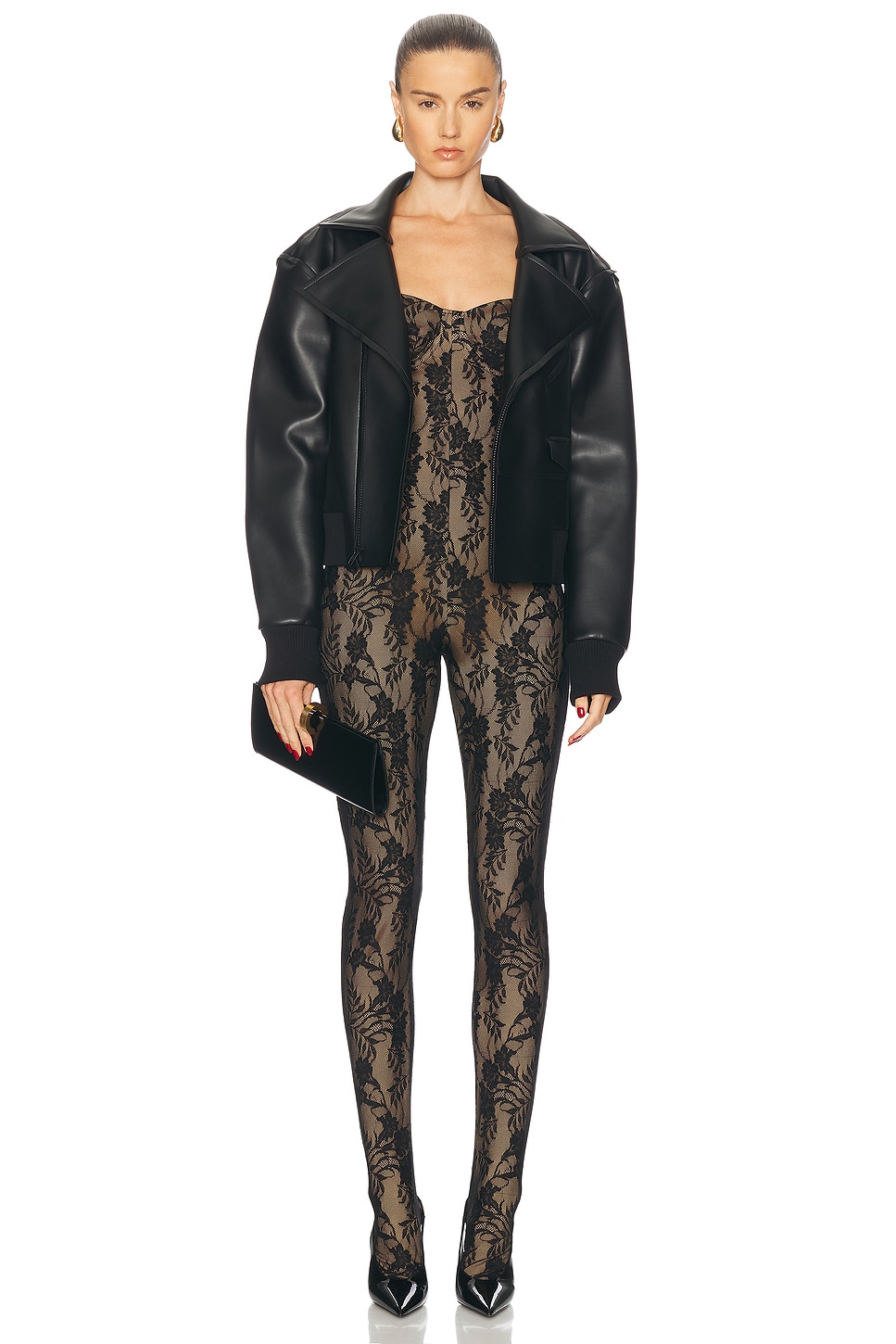 Norma Kamali Mini Moto Jacket