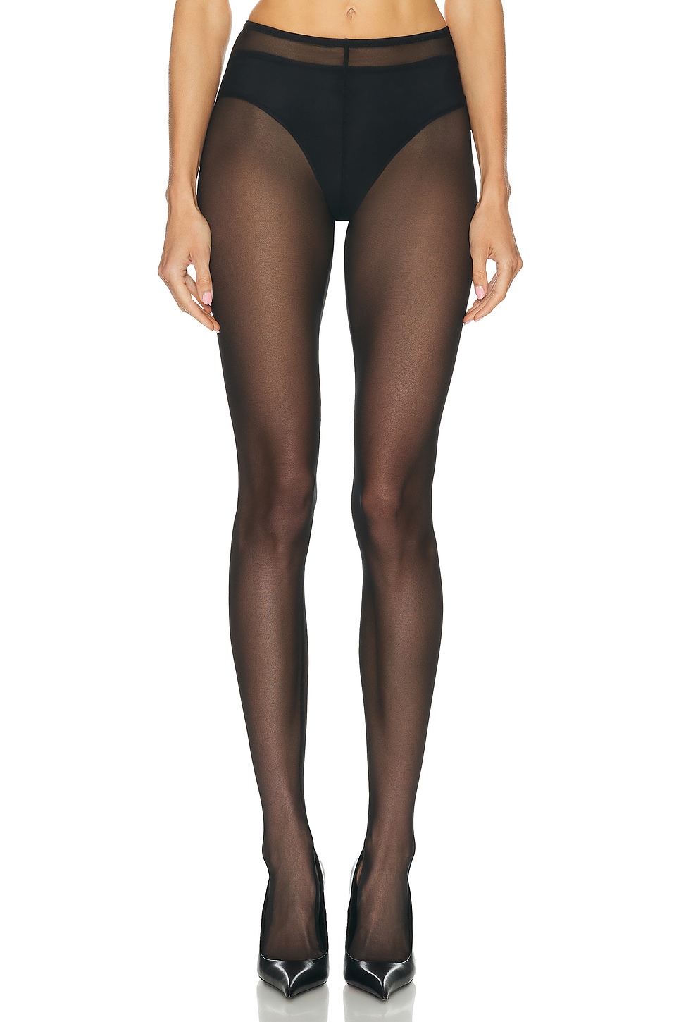 Image 1 of Norma Kamali Footie Legging in Black