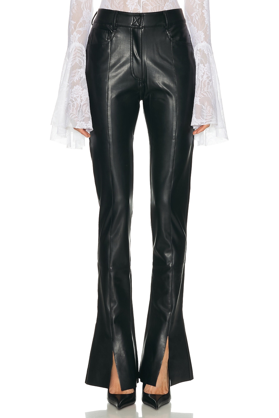 Image 1 of Norma Kamali Spat Flare Pant in Black