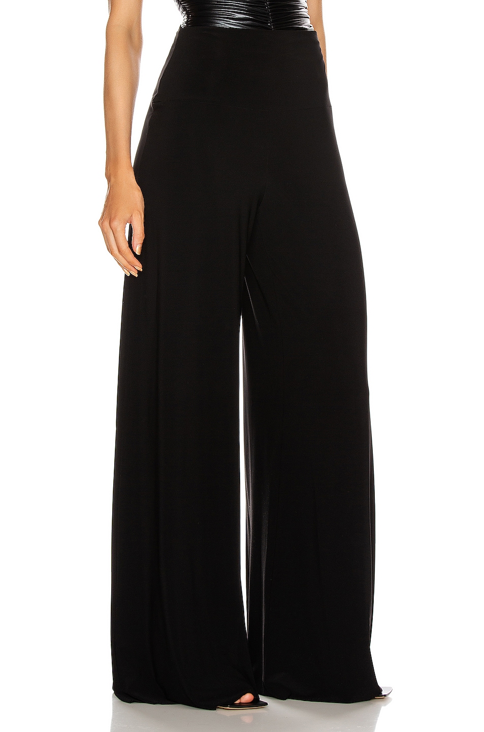 Norma Kamali Elephant Pant in Black | FWRD