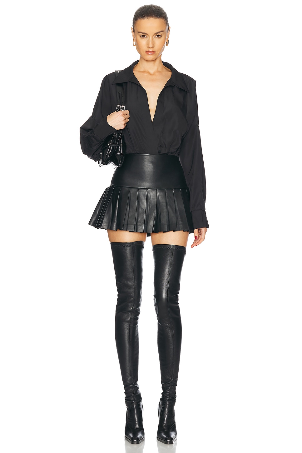 Norma Kamali - Pleated Pickleball Skirt | Plush