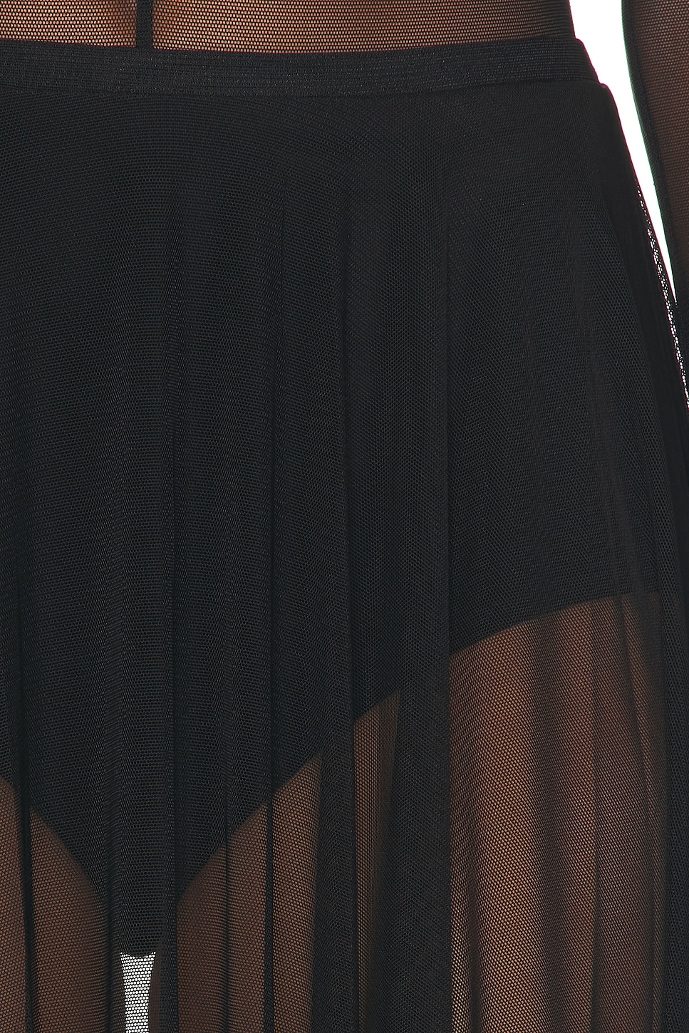 Norma Kamali Flared Midcalf Skirt With Panty