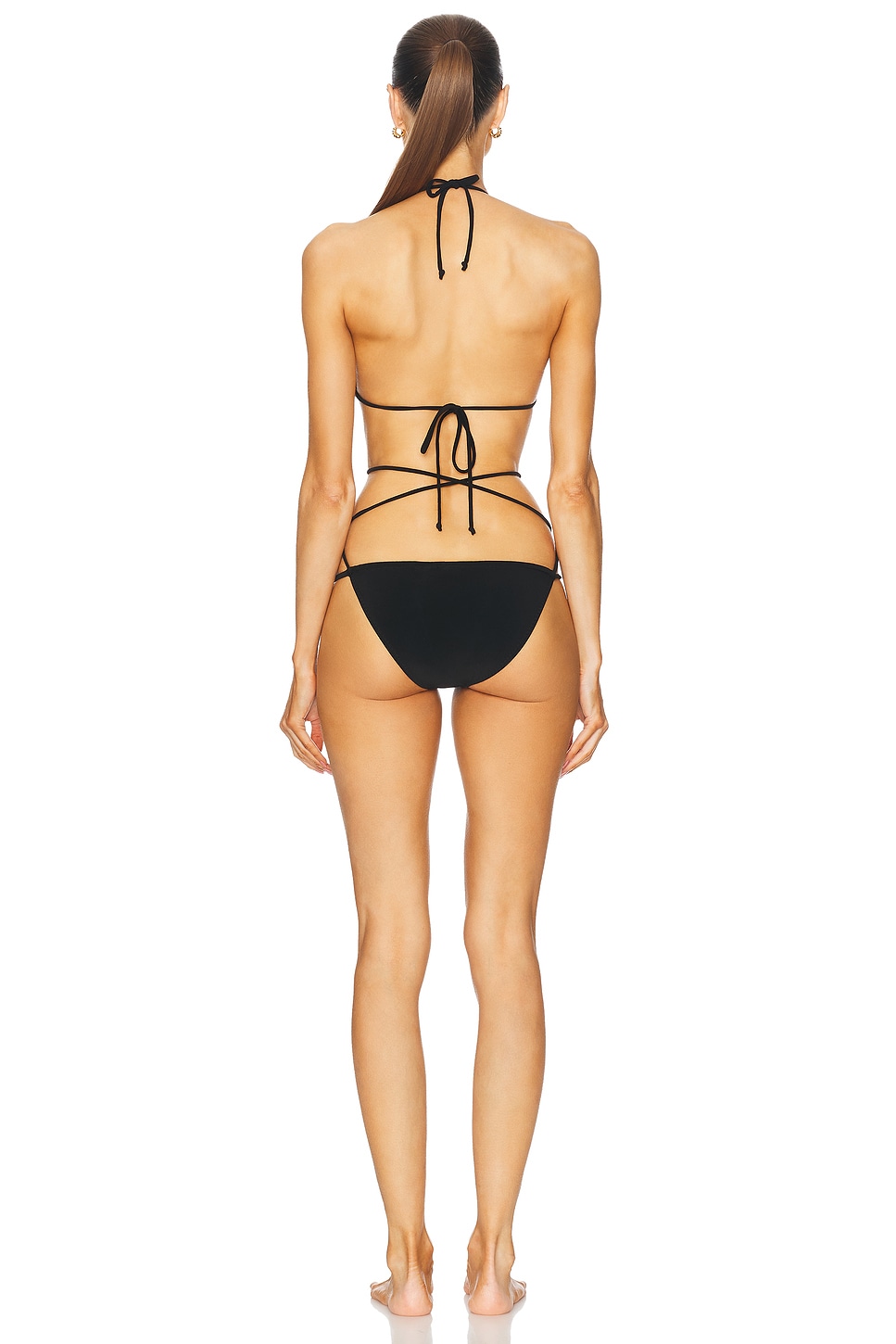 Norma Kamali Criss Cross Bikini Set