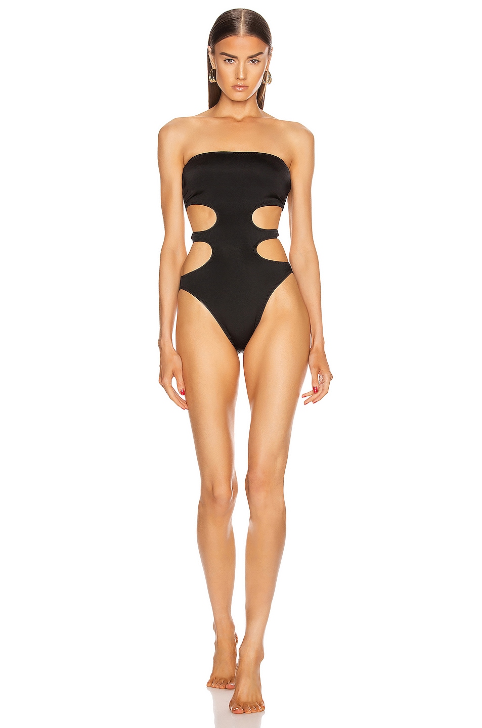 Image 1 of Norma Kamali 11/11 Mio One Piece in Black