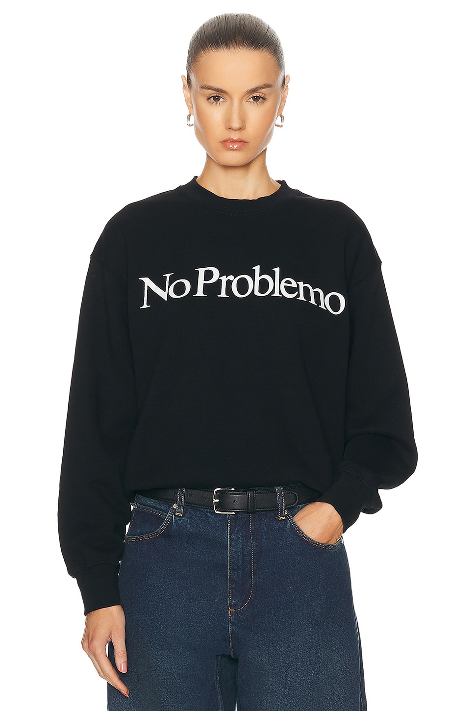 Image 1 of No Problemo Sweatshirt in Black