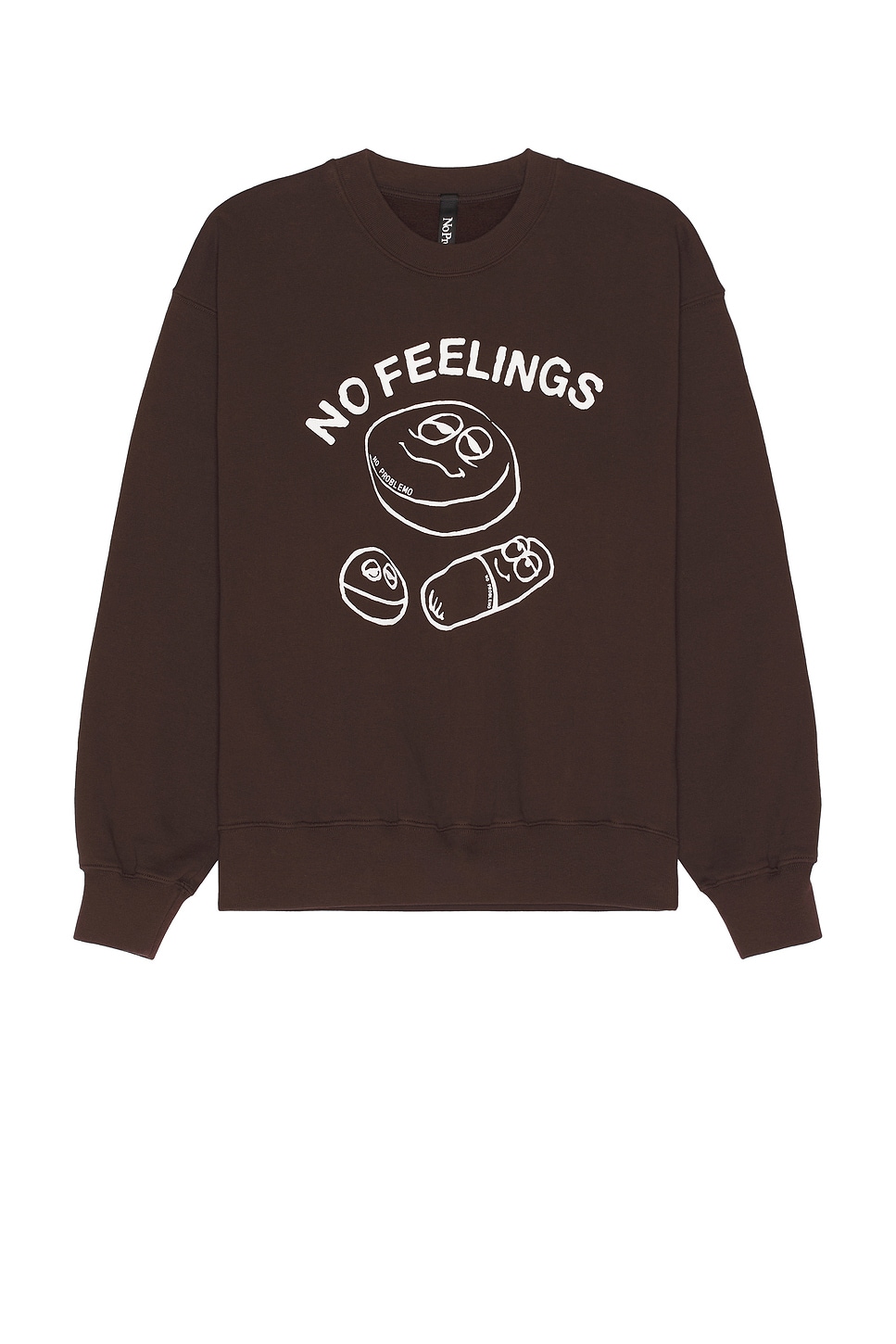 Hard Feelings Crewneck Sweatshirt in Brown