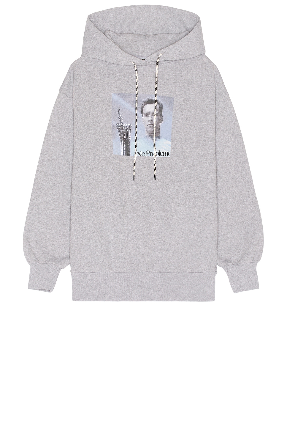 I'll Be Back Hoodie in Grey