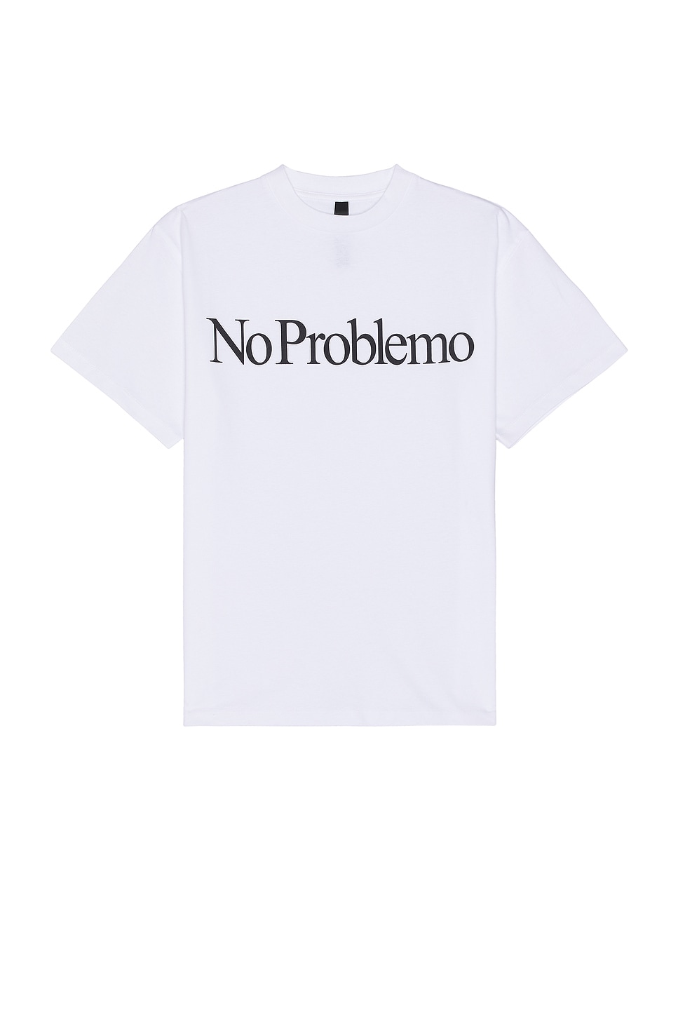 Image 1 of No Problemo Short Sleeve Tee in White