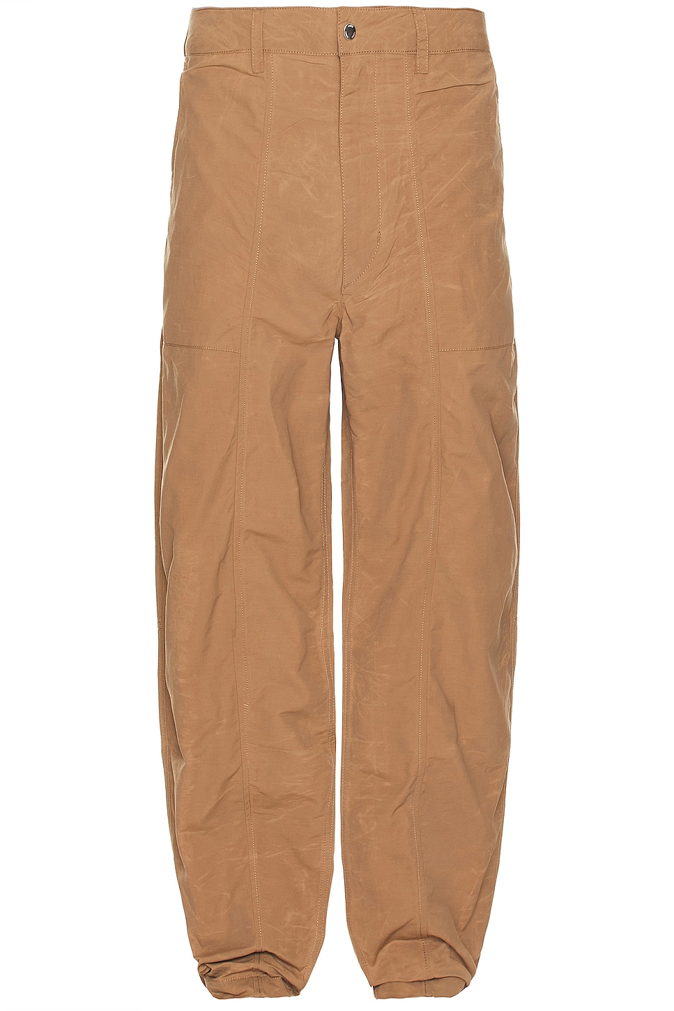 Image 1 of Norse Projects Sigur Relaxed Waxed Nylon Fatigue Trouser in Camel