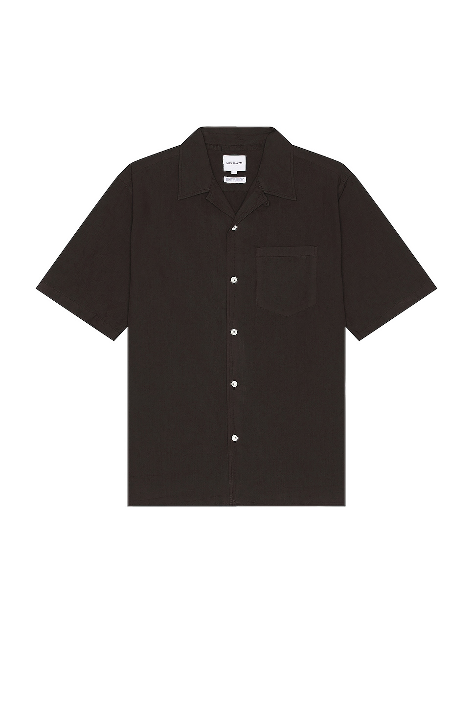Image 1 of Norse Projects Carsten Cotton Tencel Shirt in Espresso