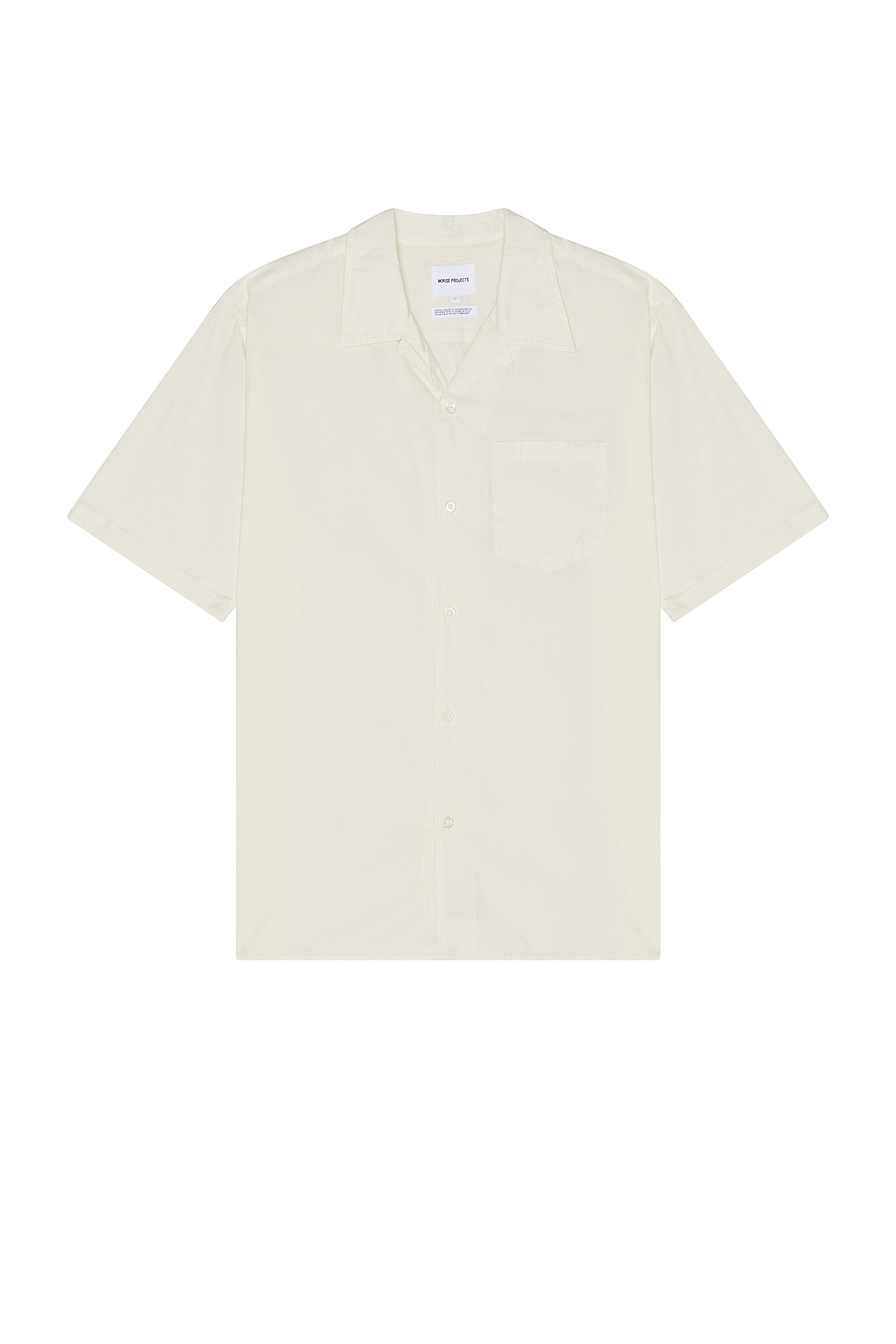 Image 1 of Norse Projects Carsten Cotton Tencel Shirt in Enamel White