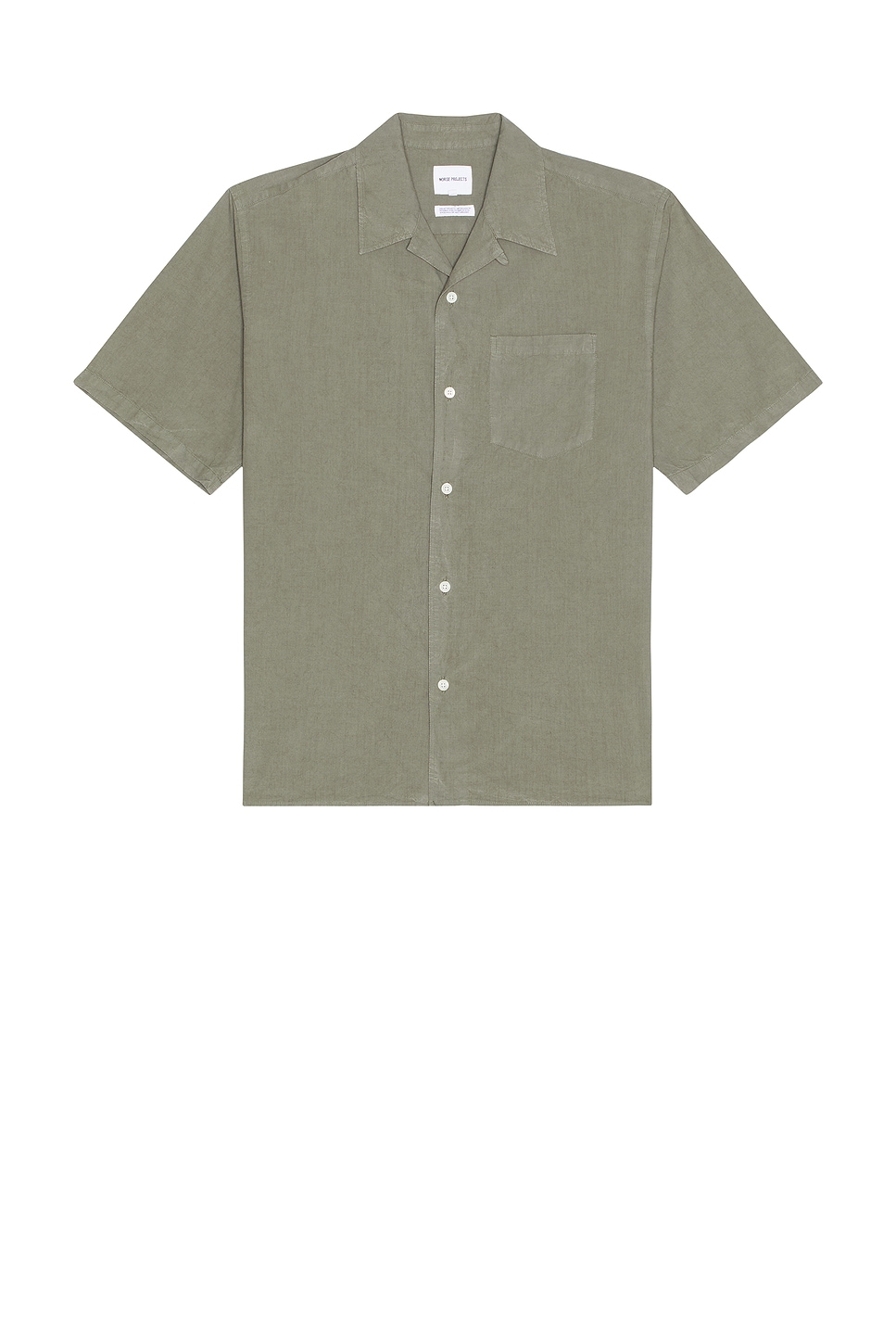 Image 1 of Norse Projects Carsten Cotton Tencel Shirt in Mid Khaki