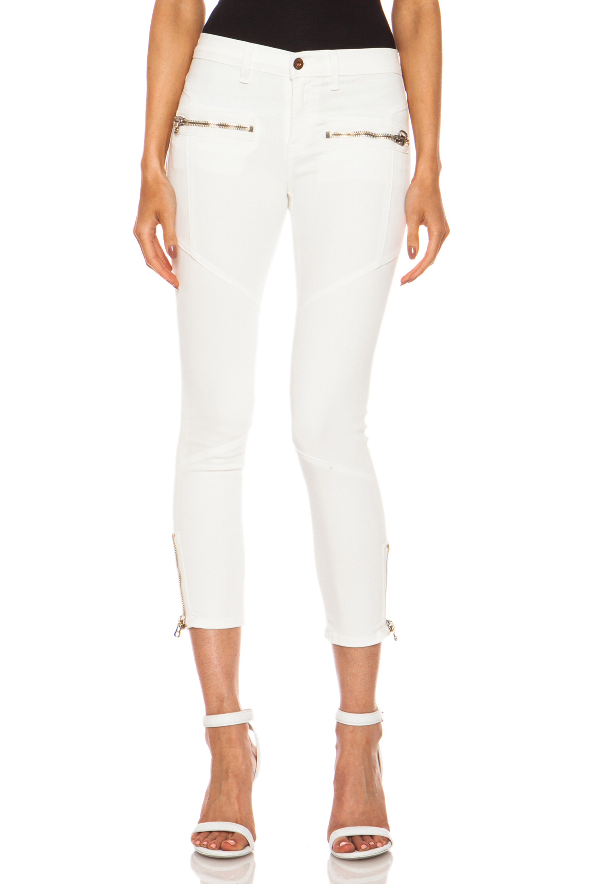 Image 1 of NSF Shay Cotton-Blend Pant in Ivory
