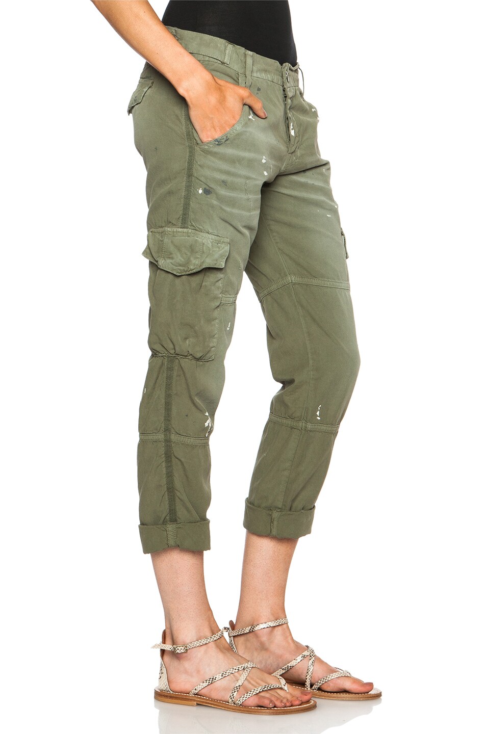 NSF Basquiat Pant in Painter Green | FWRD