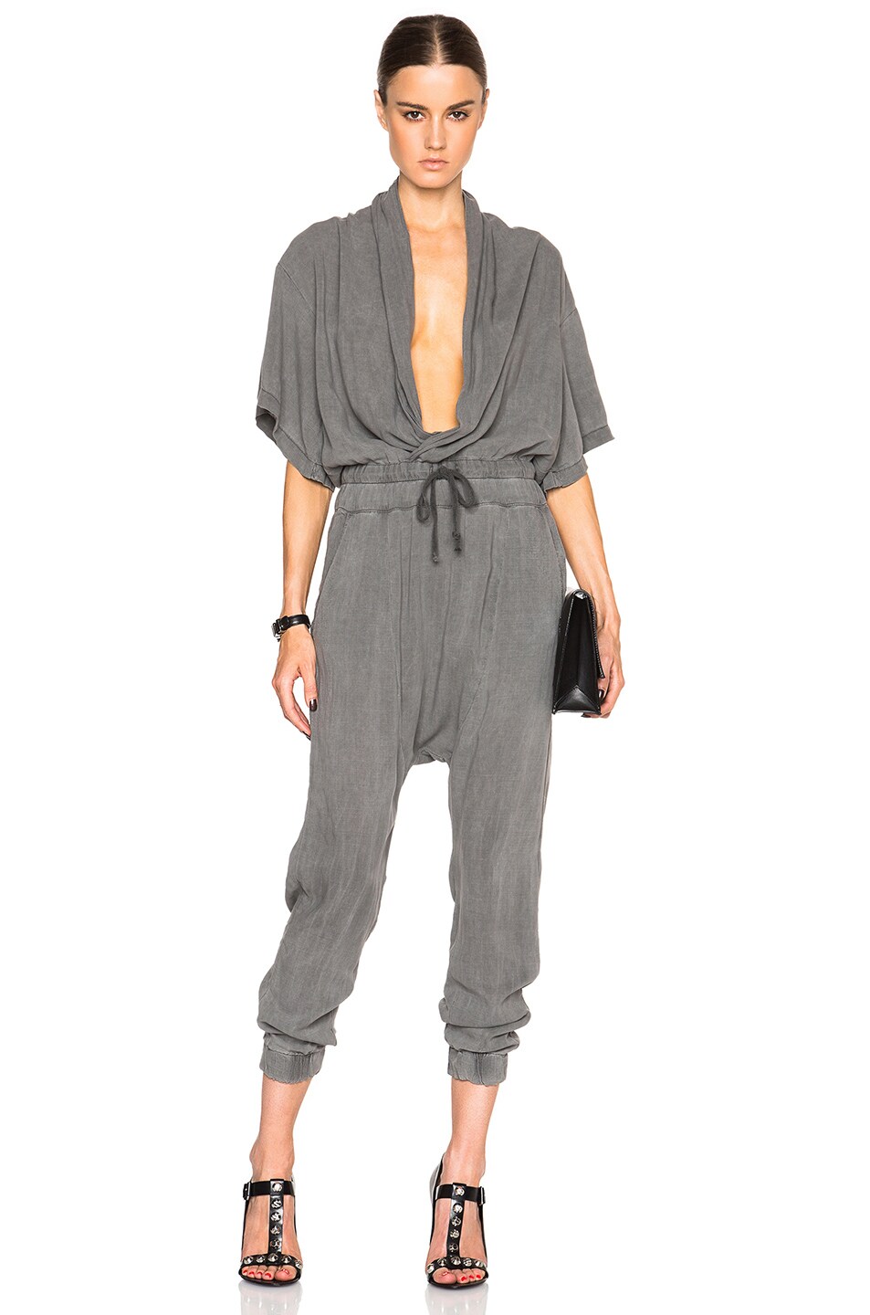Image 1 of NSF Gina Jumpsuit in Pigment Black