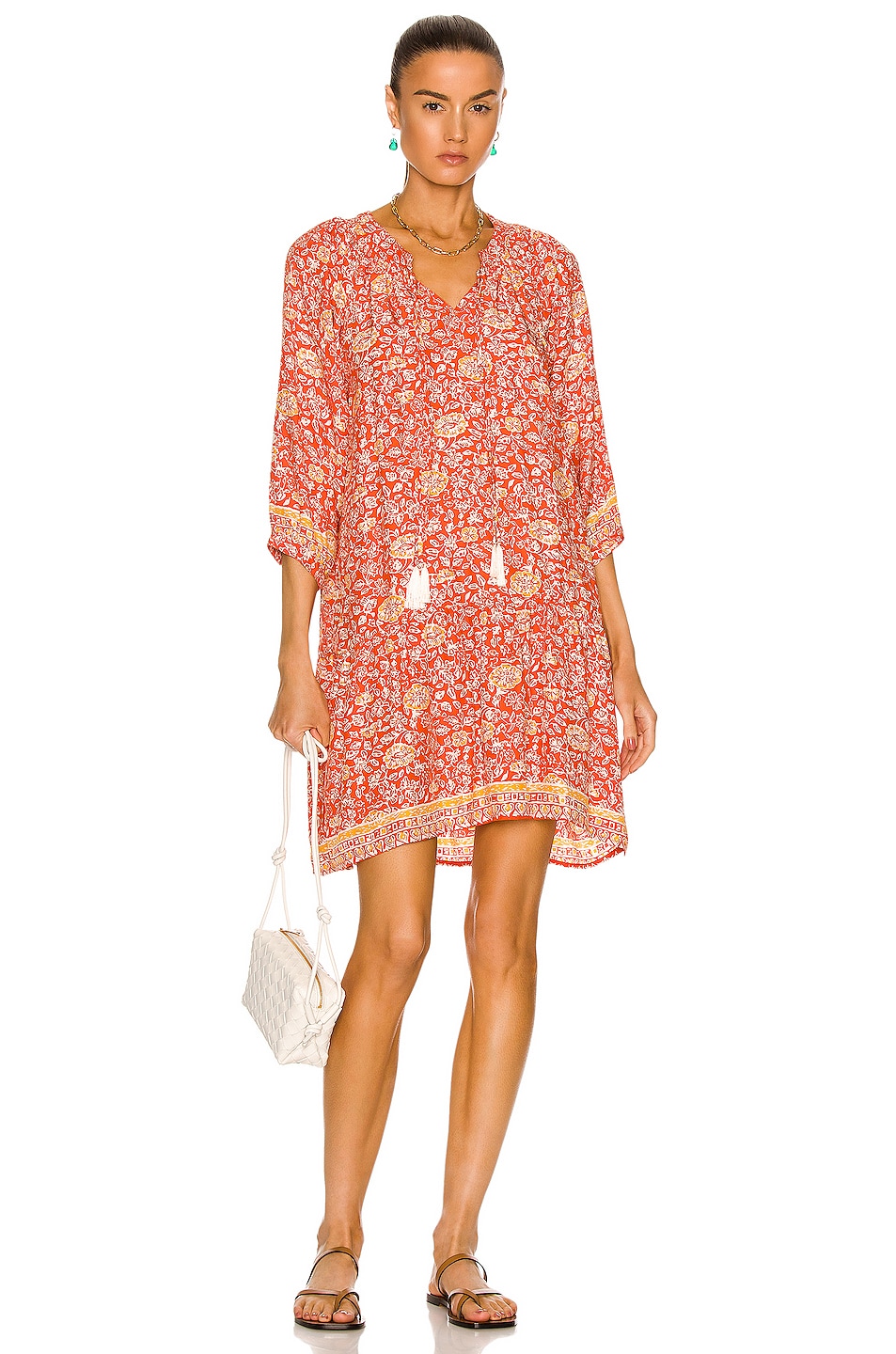 Image 1 of Natalie Martin Stevie Dress in Floral Print Tuscany Sun