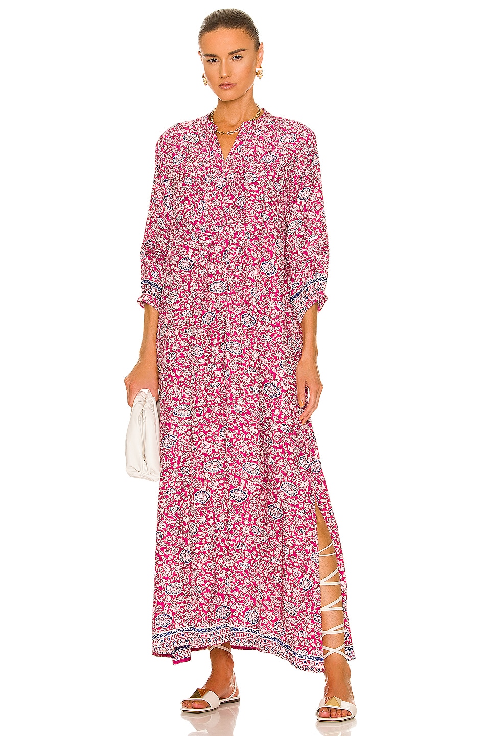 Image 1 of Natalie Martin Sammie Maxi Dress in Floral Print Lavender