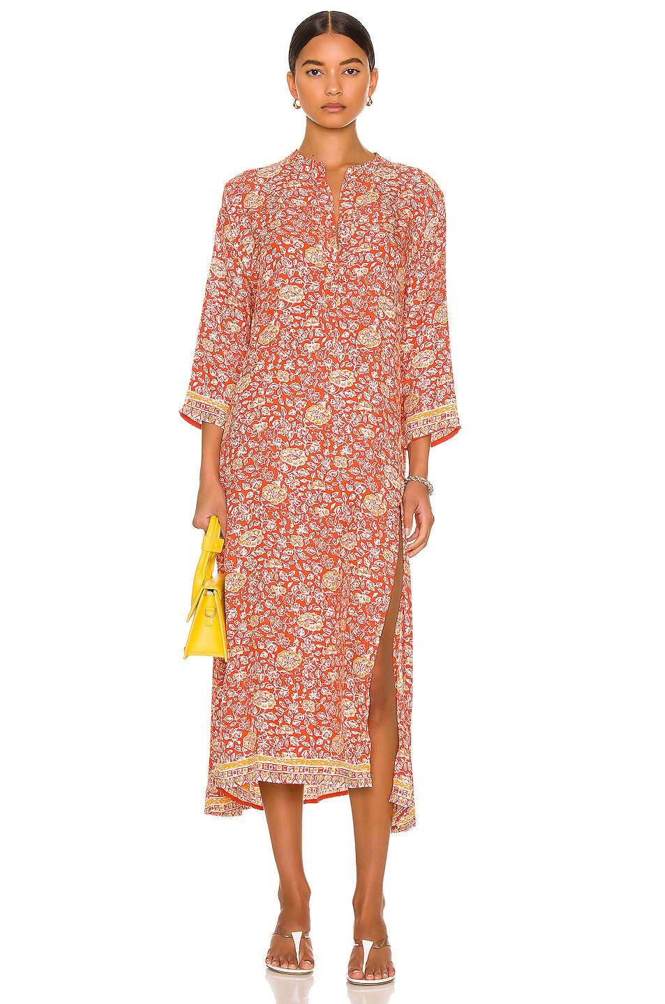 Image 1 of Natalie Martin Isobel Dress in Floral Print Tuscany Sun