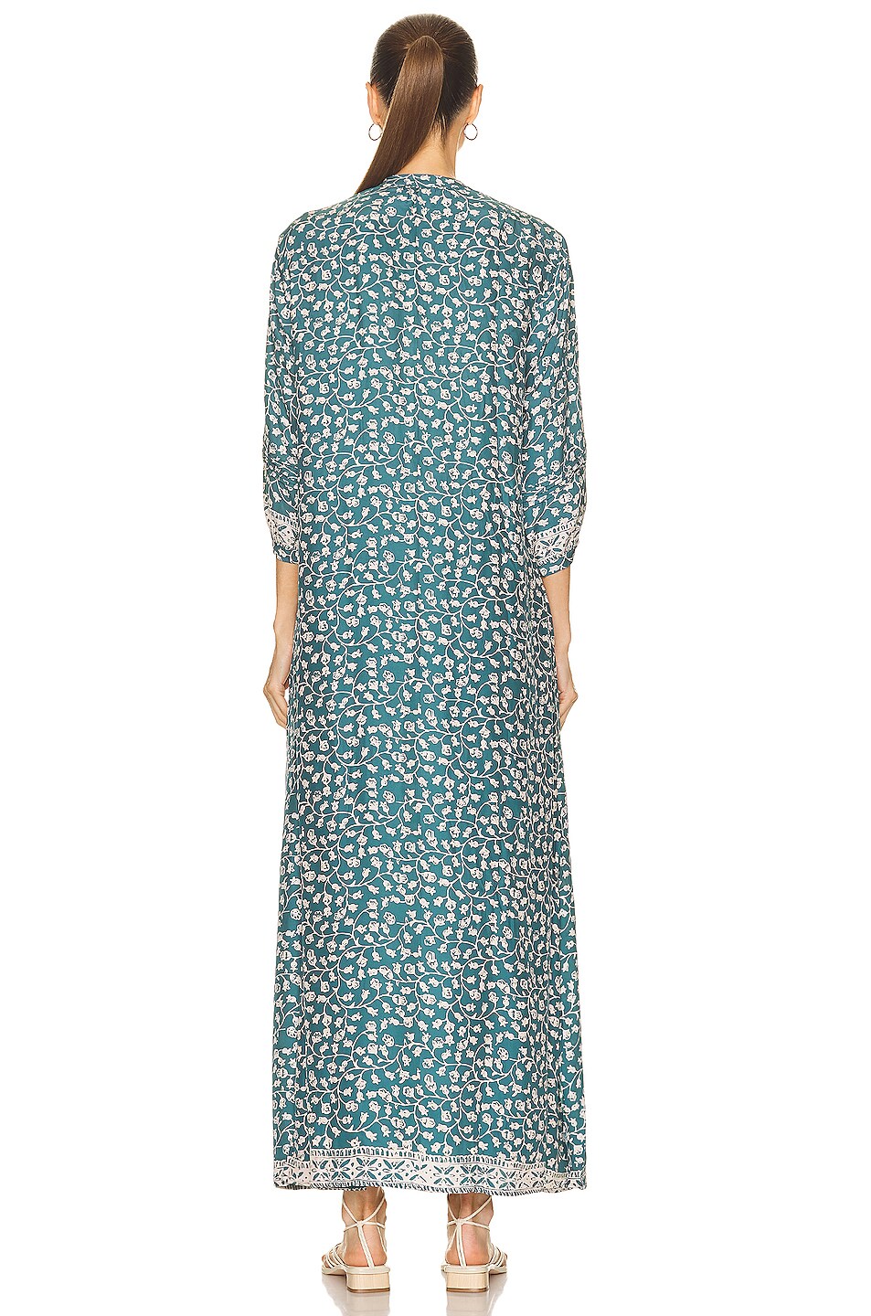 Natalie Martin Sammie Maxi Dress in Pomegranate Teal | FWRD