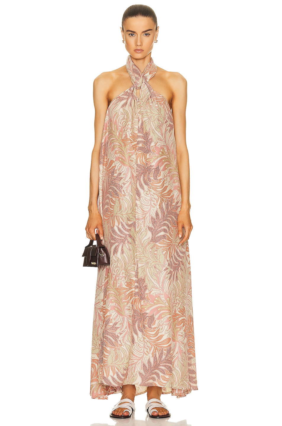 Image 1 of Natalie Martin Astrid Dress in Jungle Print Clay