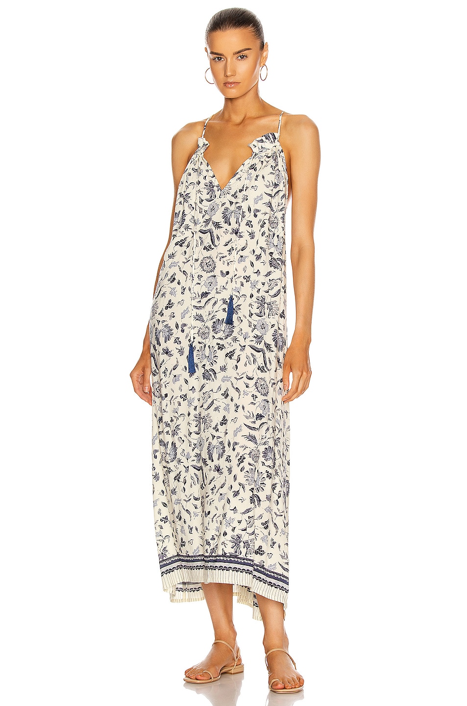 Image 1 of Natalie Martin Marlien Maxi Dress in Wildflower Blue